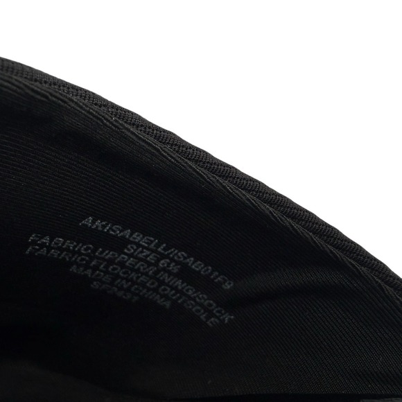 Anne Klein Akisabell Mule Heels 6.5M Black Stretch iFlex Kitten Heel NEW In Box - Picture 11 of 16